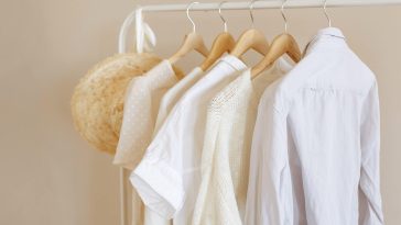 minimalistic fashion clothes on a hanger m75c4eb