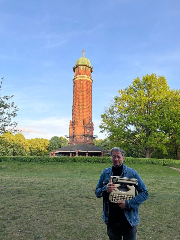 A guy with a printing machine